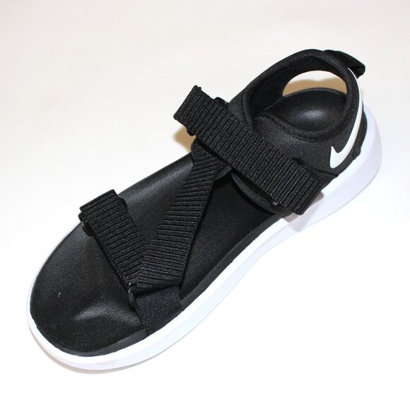NIKE WOMEN'S VISTA BLACK/WHITE SANDAL US6.5/UK3.5/ EU36.5 - Picture 1 of 7